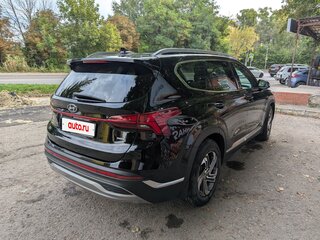 2021 Hyundai Santa Fe IV Рестайлинг, чёрный, 3670000 рублей, вид 4