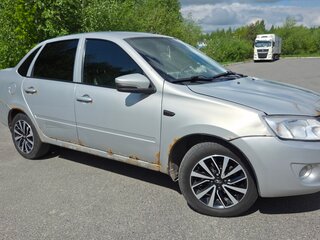2012 Lada (ВАЗ) Granta I, серебристый, 250000 рублей, вид 4