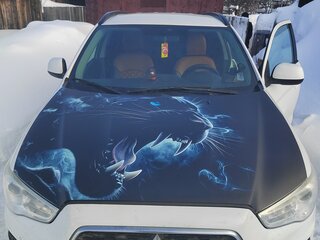 2013 Mitsubishi ASX I Рестайлинг, белый, 725000 рублей, вид 2