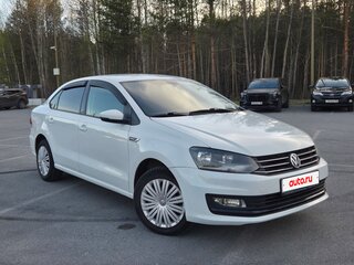 2016 Volkswagen Polo V Рестайлинг, белый, 890000 рублей, вид 2