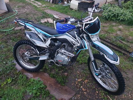 2019 Kayo T2 250 MX, голубой, 105000 рублей, вид 4