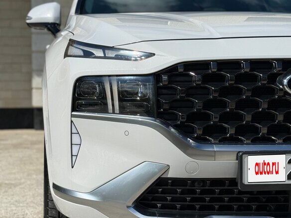 2021 Hyundai Santa Fe IV Рестайлинг, белый - вид 3
