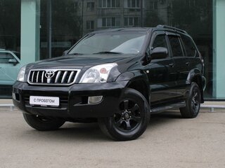 2008 Toyota Land Cruiser Prado 120 Series Рестайлинг, чёрный, 1490000 рублей, вид 1