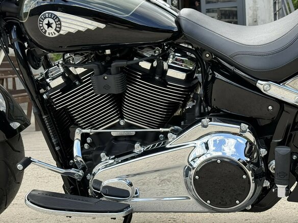 2026 Harley-Davidson Fat Boy, зелёный, 4200000 рублей - вид 5