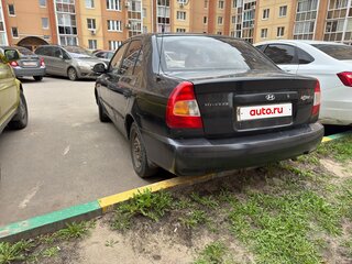 2008 Hyundai Accent ТагАЗ II, чёрный, 190000 рублей, вид 4