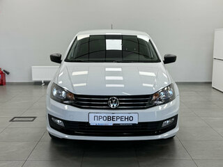 2019 Volkswagen Polo V Рестайлинг, белый, 1400000 рублей, вид 2