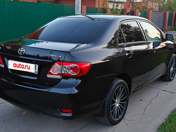 2012 Toyota Corolla X (E140, E150) Рестайлинг, чёрный, 1450000 рублей - вид 16