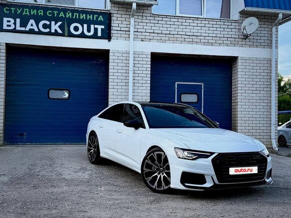 2020 Audi A6 45 TFSI V (C8), белый, 4200000 рублей - вид 4