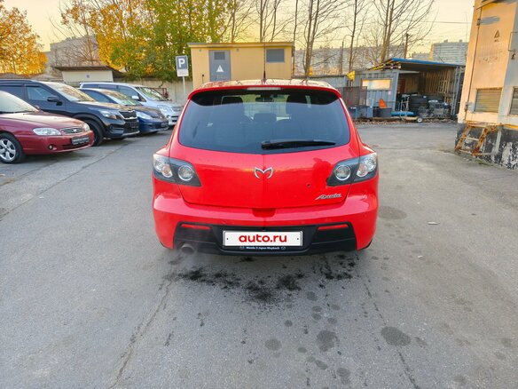 2007 Mazda 3 I (BK) Рестайлинг, красный, 579000 рублей - вид 5