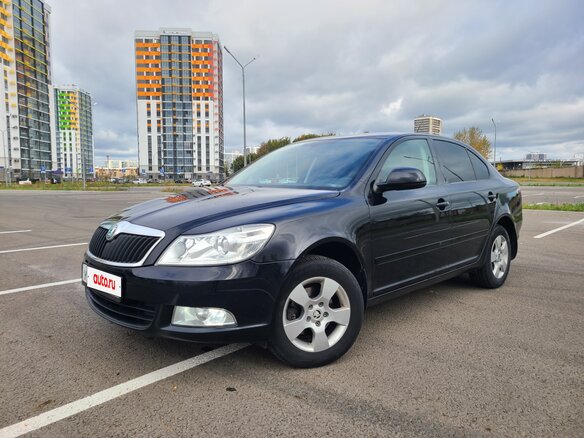 2011 Skoda Octavia II (A5) Рестайлинг, чёрный