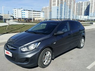 2014 Hyundai Solaris I, серый, 598000 рублей, вид 1