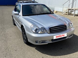 2007 Hyundai Sonata ТагАЗ IV (EF) Рестайлинг, серебристый, 345000 рублей, вид 1