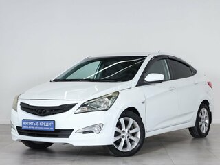 2015 Hyundai Solaris I Рестайлинг, белый, 899000 рублей, вид 3