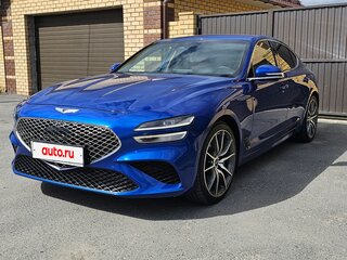 2022 Genesis G70 I Рестайлинг, синий, 3350000 рублей, вид 1