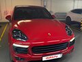2016 Porsche Cayenne Diesel II Рестайлинг (958), красный
