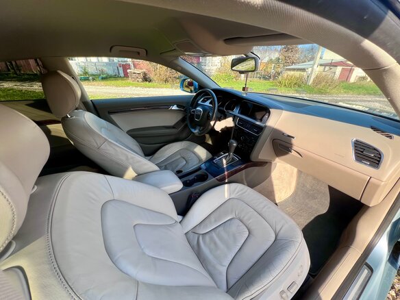2008 Audi A5 I (8T), голубой, 890000 рублей - вид 12