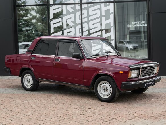 2002 Lada (ВАЗ) 2107, красный, 130000 рублей