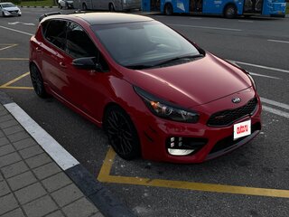 2016 Kia Ceed GT I Рестайлинг, красный, 1390000 рублей, вид 2
