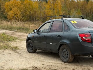 2014 Lada (ВАЗ) Granta I, синий, 225000 рублей, вид 5