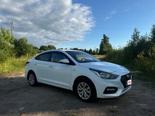 2018 Hyundai Solaris II, белый, 1290000 рублей, вид 2