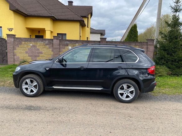 2008 BMW X5 30d II (E70), чёрный, 1300000 рублей - вид 5
