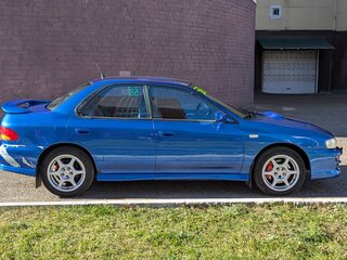 1999 Subaru Impreza WRX I, синий, 1800000 рублей, вид 2