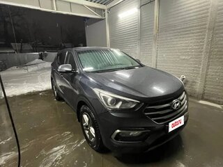 2018 Hyundai Santa Fe III Рестайлинг, синий, 1850000 рублей, вид 3