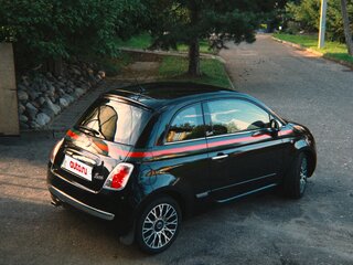 2012 Fiat 500 II, чёрный, 1400000 рублей, вид 5
