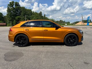 2018 Audi Q8 55 TFSI I (4M), оранжевый, 5500000 рублей, вид 2