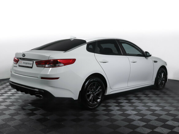 2019 Kia Optima IV Рестайлинг, белый, 1307000 рублей - вид 4