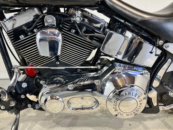 2000 Harley-Davidson Springer Softail, чёрный - вид 20