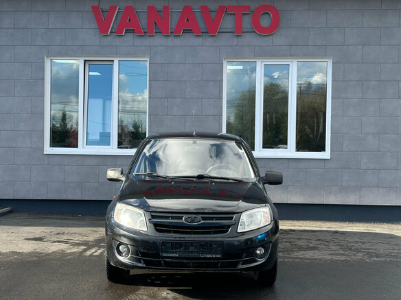 2014 Lada (ВАЗ) Granta I, чёрный, 325000 рублей - вид 1
