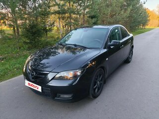 2008 Mazda 3 I (BK) Рестайлинг, чёрный, 455000 рублей, вид 1