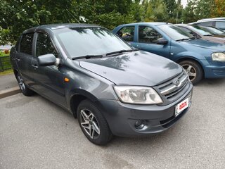 2014 Lada (ВАЗ) Granta I, серый, 380000 рублей, вид 1