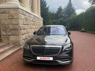 2019 Mercedes-Benz Maybach S-Класс 560 I (X222) Рестайлинг, чёрный, 7200000 рублей, вид 1