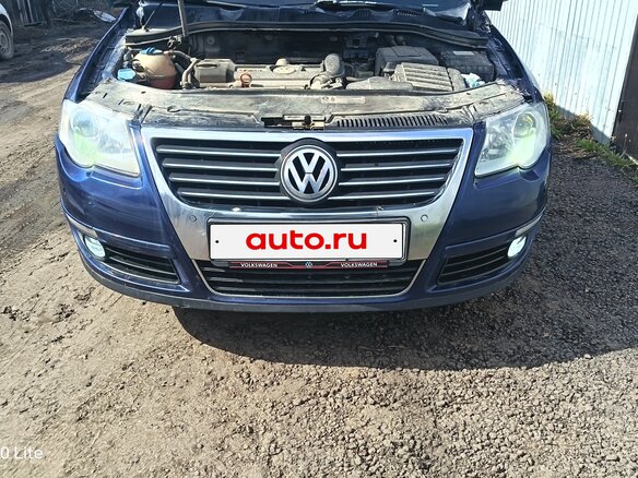 2009 Volkswagen Passat B6, синий, 450000 рублей - вид 10