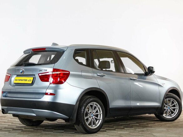 2012 BMW X3 20i xDrive II (F25), голубой, 1779000 рублей - вид 5