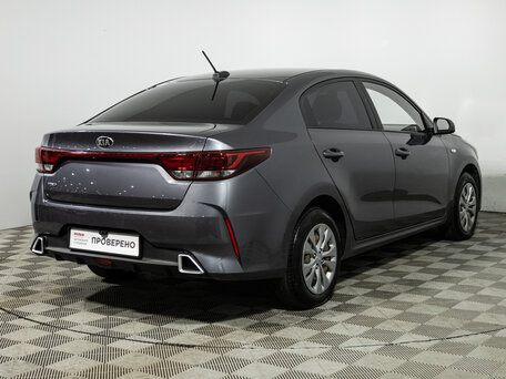 2021 Kia Rio IV Рестайлинг, серый, 1169585 рублей, вид 5