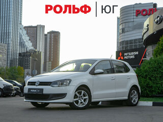 2010 Volkswagen Polo V, белый, 583000 рублей, вид 1