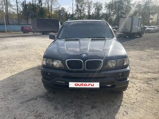 2001 BMW X5 3.0i I (E53), чёрный, 1050000 рублей, вид 1