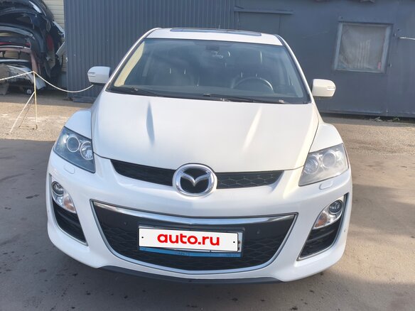 2010 Mazda CX-7 I Рестайлинг, белый, 790000 рублей