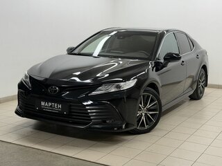 2021 Toyota Camry VIII (XV70) Рестайлинг, чёрный, 2420000 рублей, вид 1