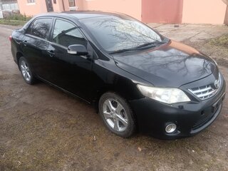 2011 Toyota Corolla X (E140, E150) Рестайлинг, чёрный, 760000 рублей, вид 1