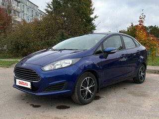2016 Ford Fiesta Mk6 Рестайлинг, синий, 950000 рублей, вид 1