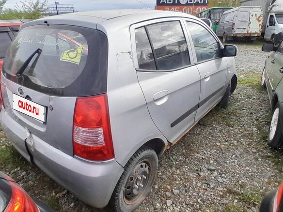 2007 Kia Picanto I, серебристый, 91438 рублей - вид 5