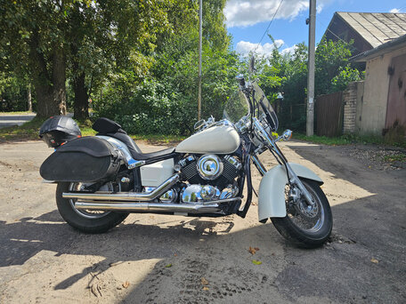 2006 Yamaha XVS650 Drag Star, белый, 490000 рублей, вид 4