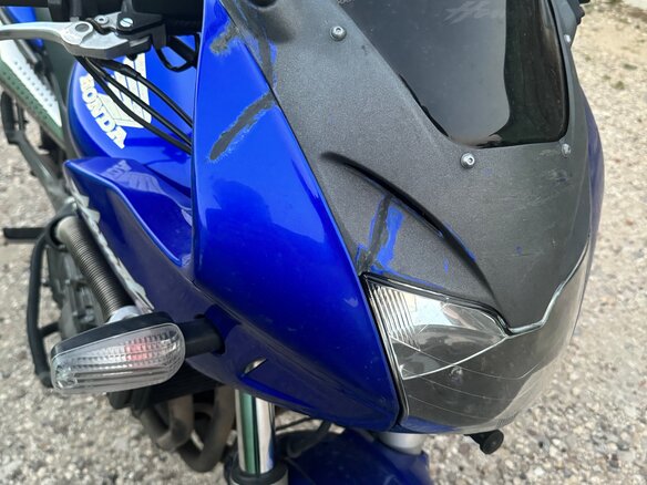 2000 Honda CB 600F Hornet, синий, 350000 рублей - вид 7