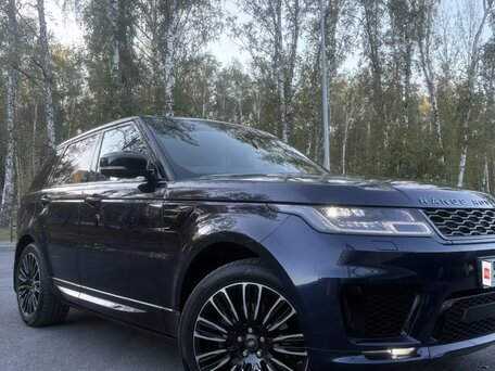 2019 Land Rover Range Rover Sport II Рестайлинг, синий, 5350000 рублей, вид 2