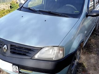 2006 Renault Logan I, серебристый, 240000 рублей, вид 1