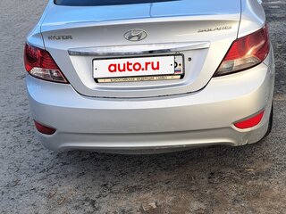 2011 Hyundai Solaris I, серебристый, 730000 рублей, вид 4